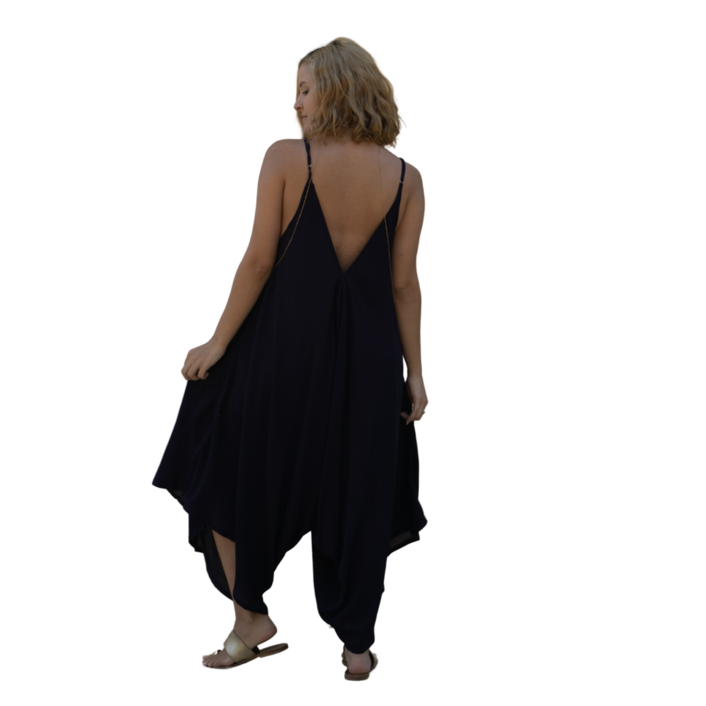 Romper Plain Navy Blue
