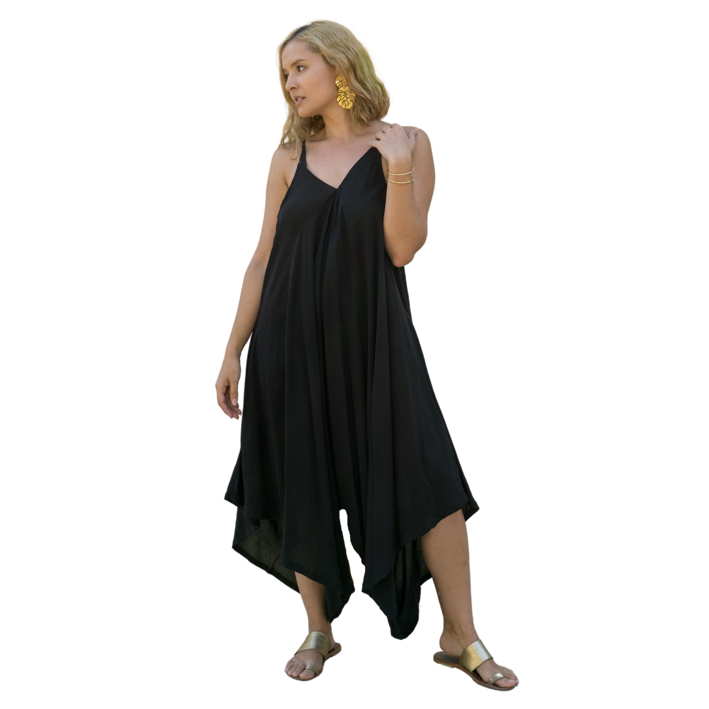 Romper Plain Black