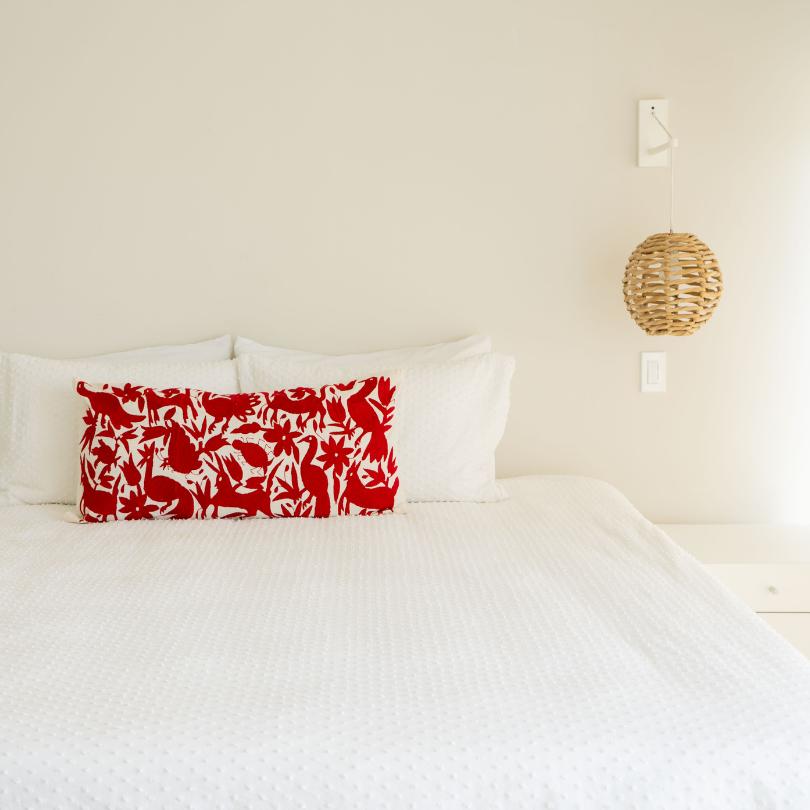 Otomi Hand Embroidered Double Pillow Case