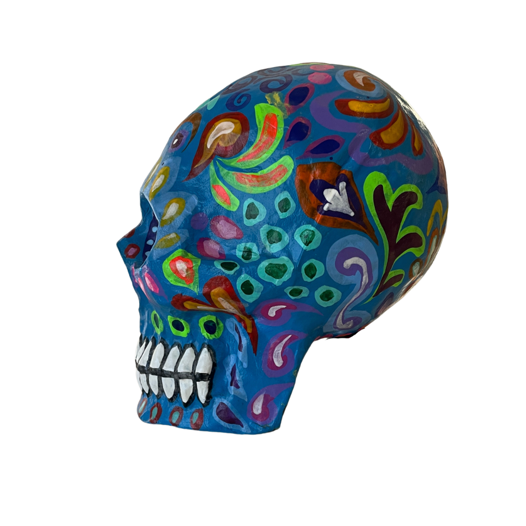 3D Paper Mache Skull