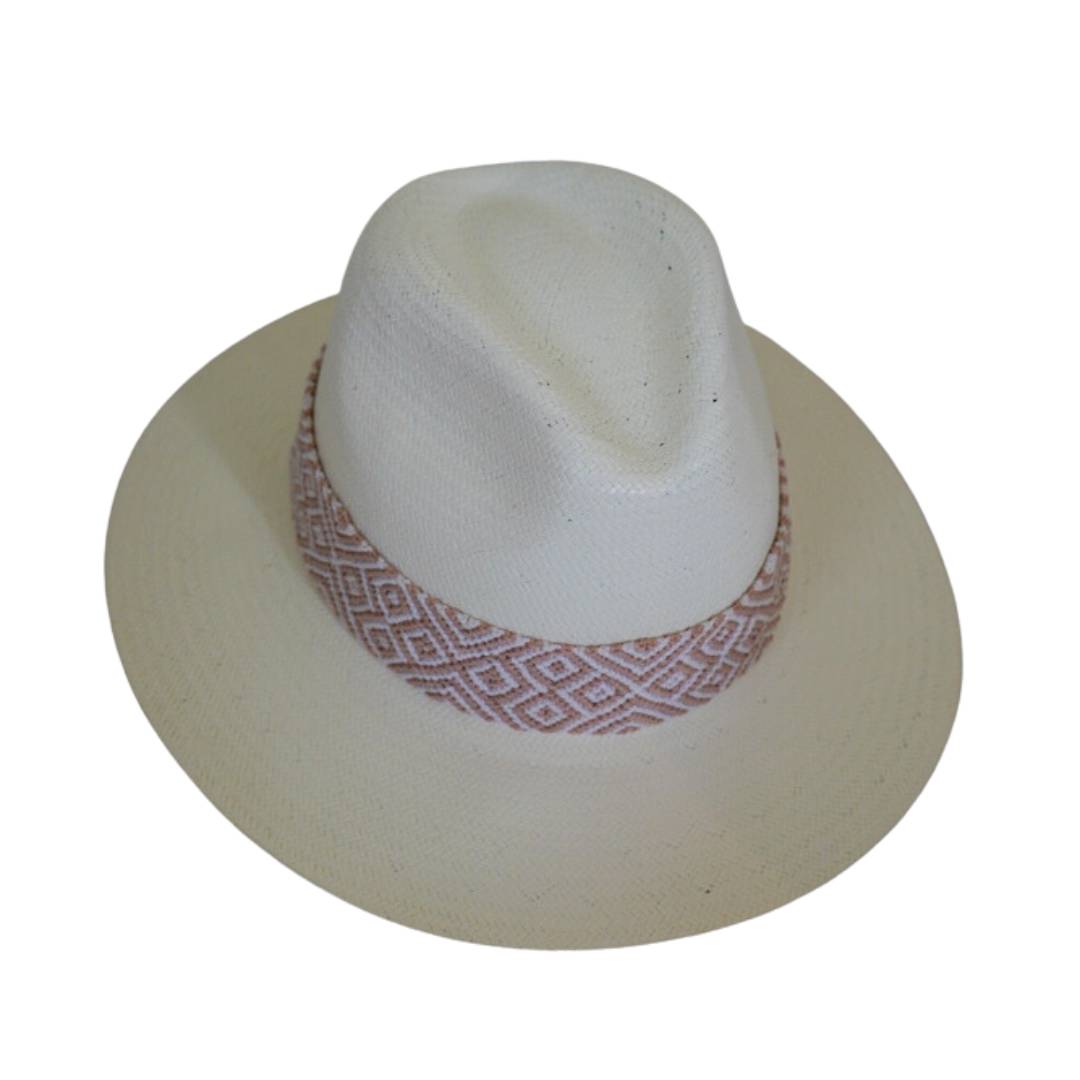 Falcon Hat - Cream (Palm And Rice Paper)