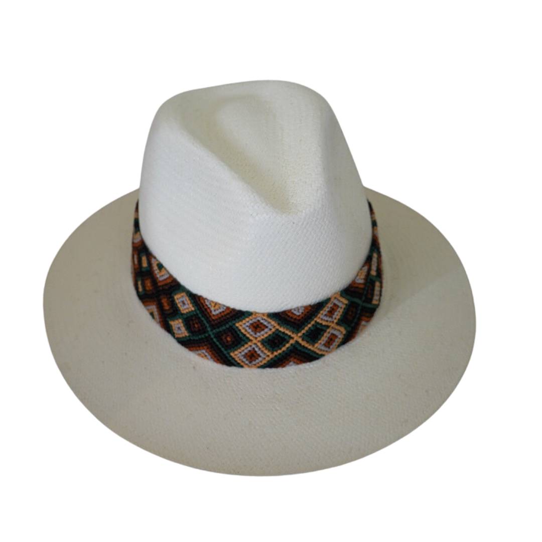 Falcon Hat - Cream (Palm And Rice Paper)