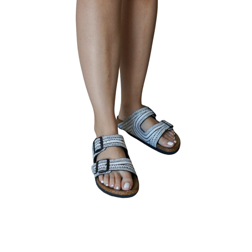 Alebrije Birkenstock - Black & White