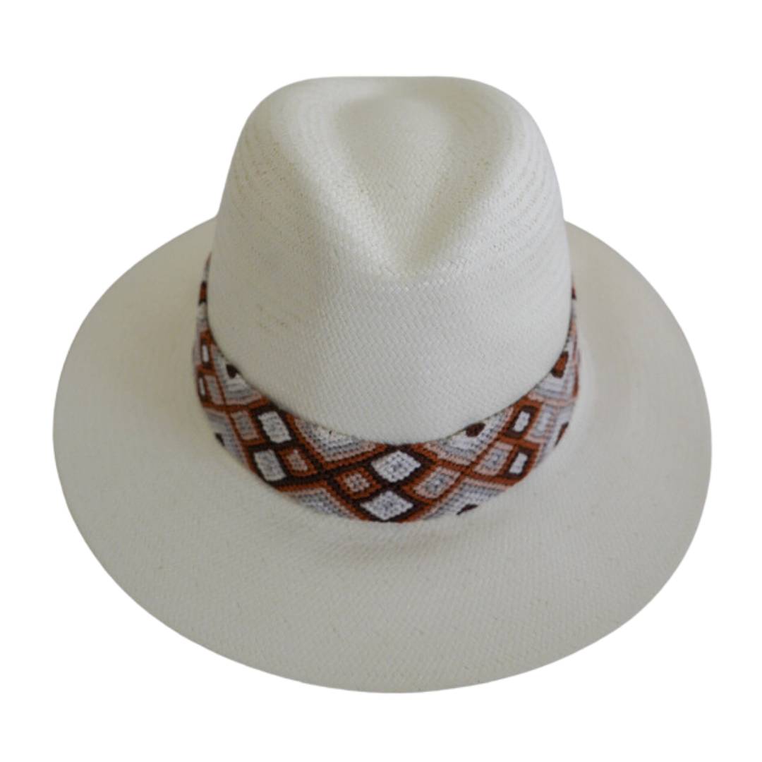 Falcon Hat - Cream (Palm And Rice Paper)