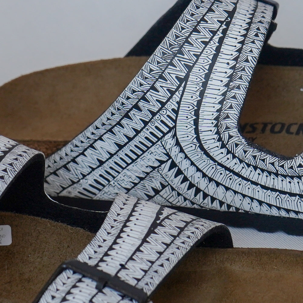 Alebrije Birkenstock - Black & White