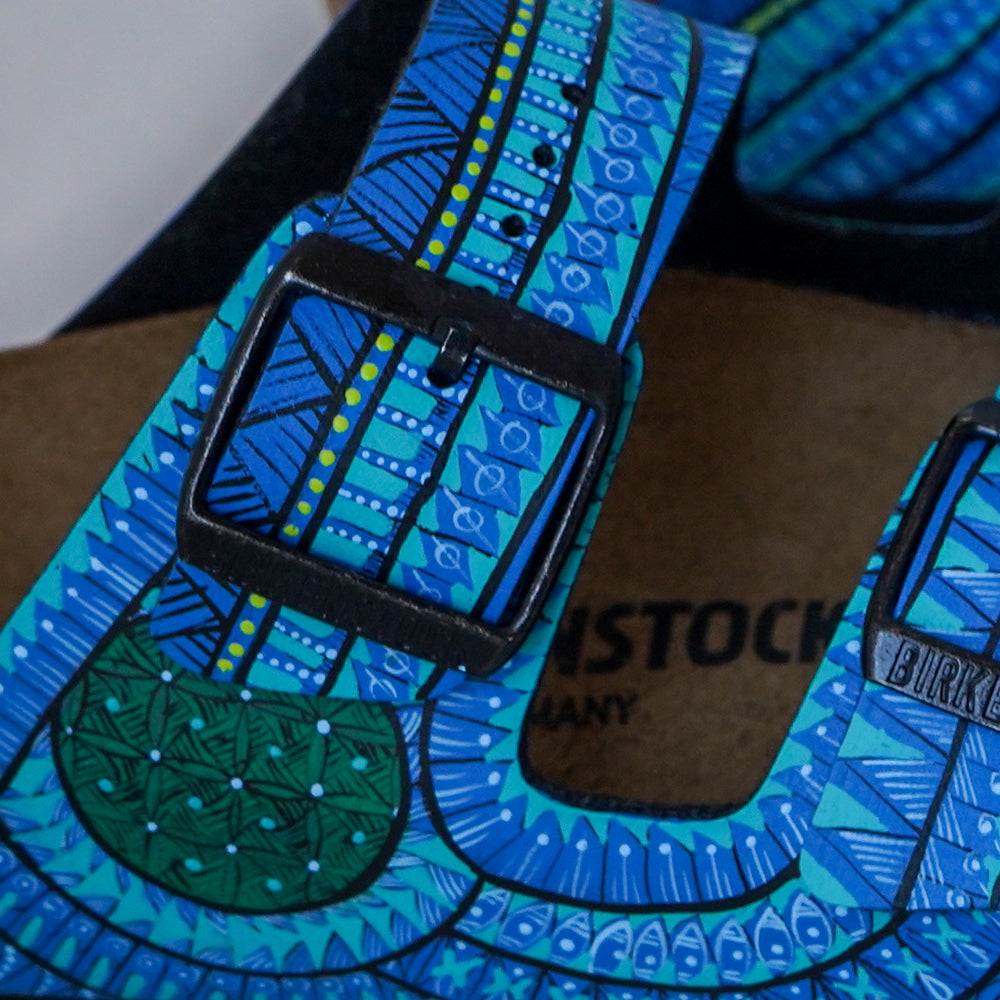Alebrije Birkenstock - Blue