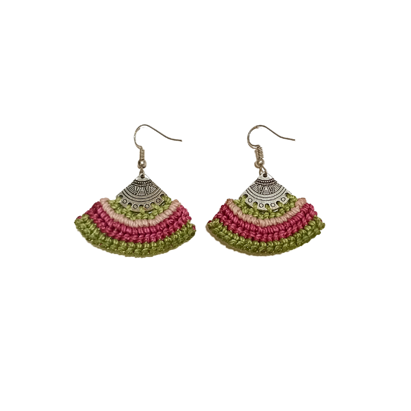 Tribal Macrame Earrings