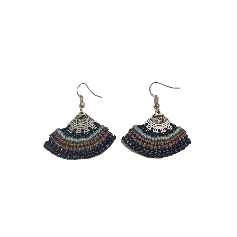 Tribal Macrame Earrings
