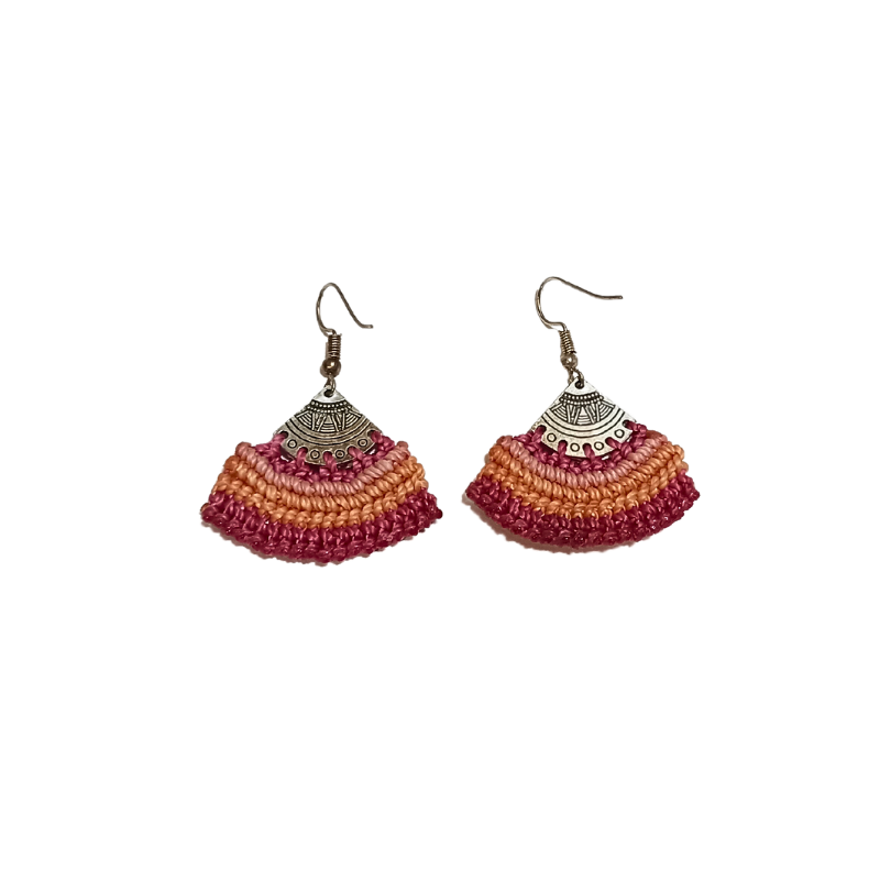 Tribal Macrame Earrings
