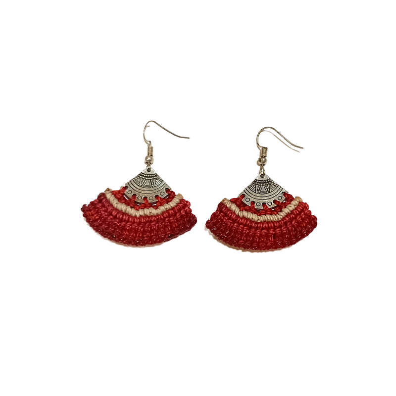 Tribal Macrame Earrings