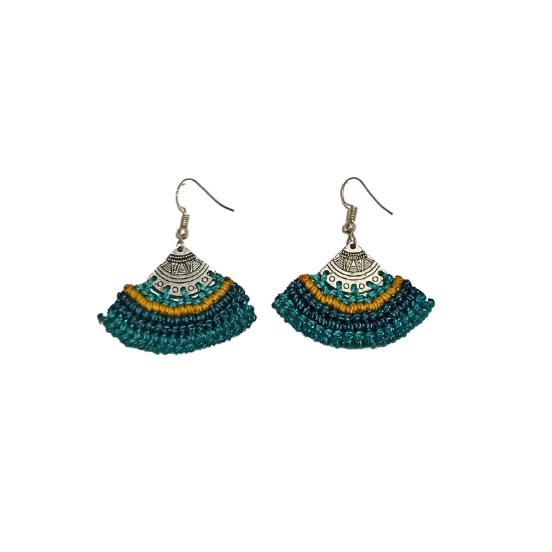 Tribal Macrame Earrings