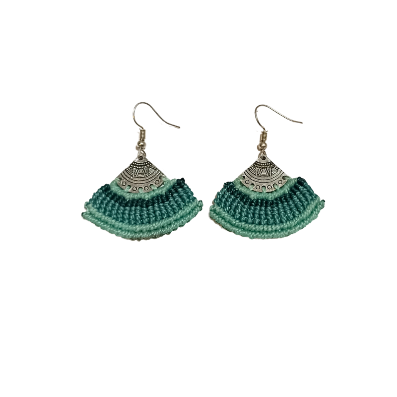 Tribal Macrame Earrings