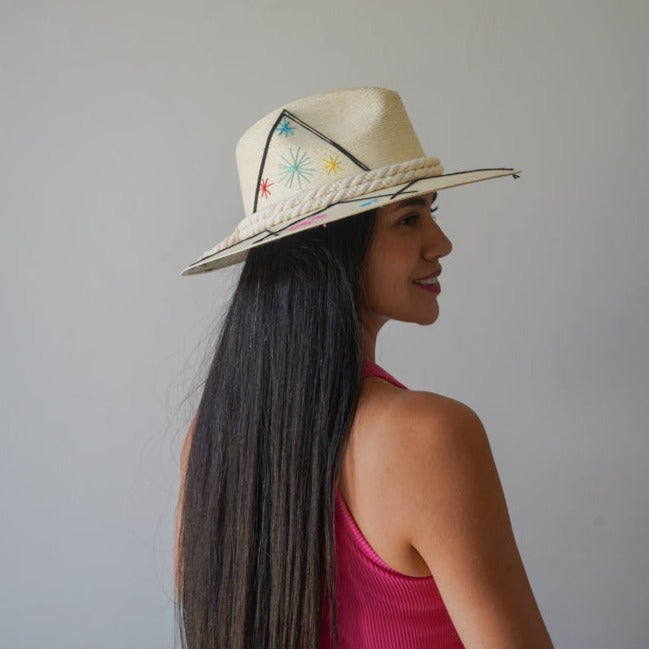 Palm Embroidered Hat