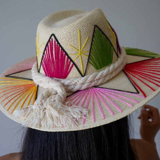 Palm Embroidered Hat