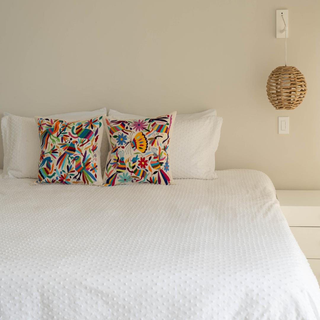Otomi Hand Embroidered Pillow Case