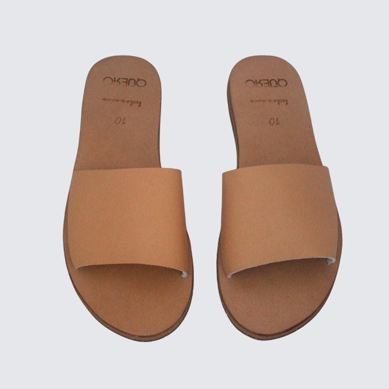Olfe Sandals for Men - Nude