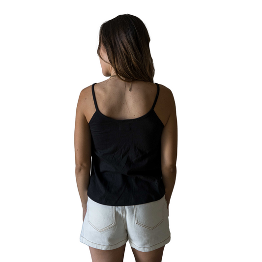 Shells Tank Top Black