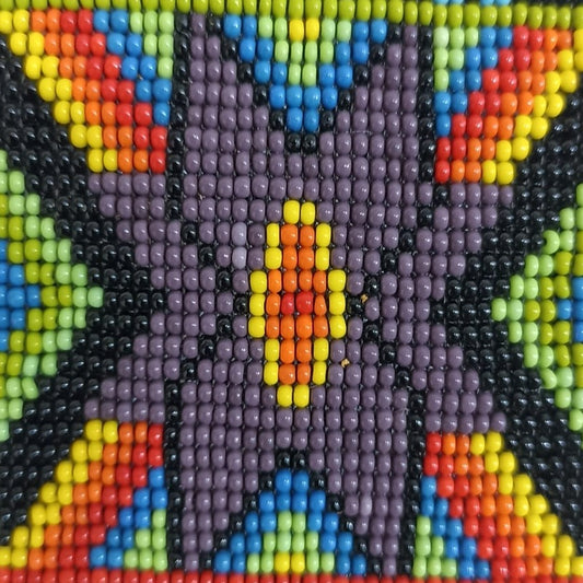 Beaded Leather Bag Strap