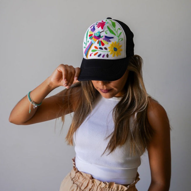 Otomi Embroidered Hat