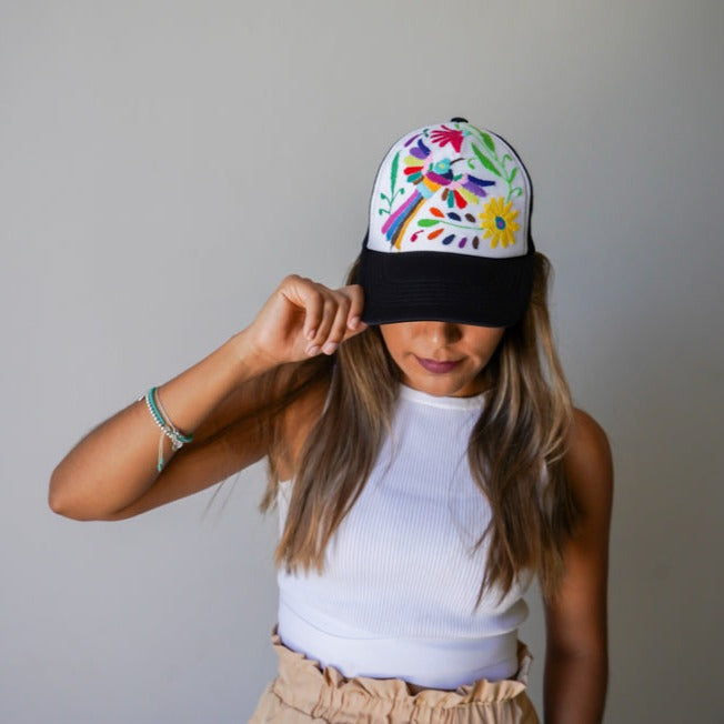 Otomi Embroidered Hat