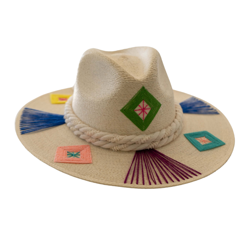 Palm Embroidered Hat