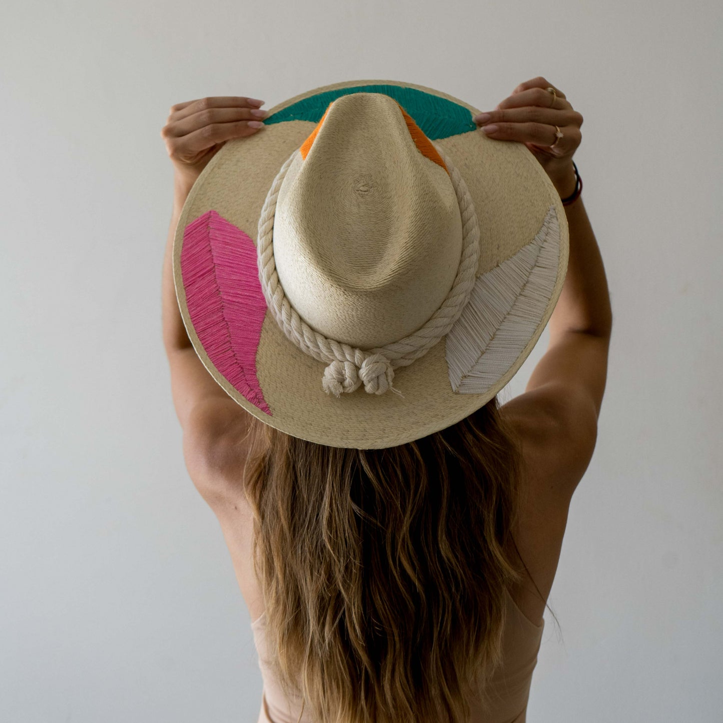 Palm Embroidered Hat