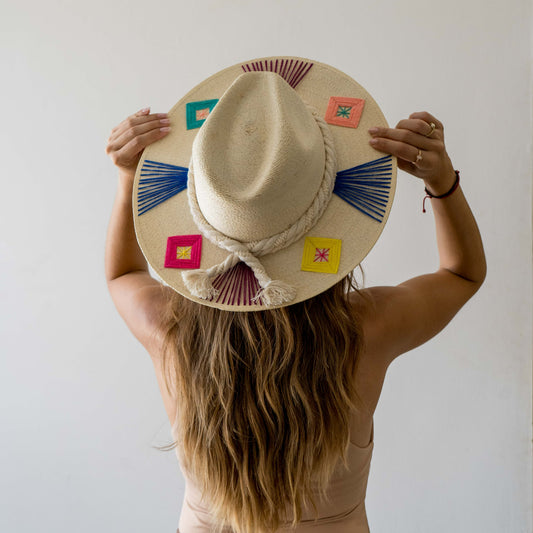 Palm Embroidered Hat