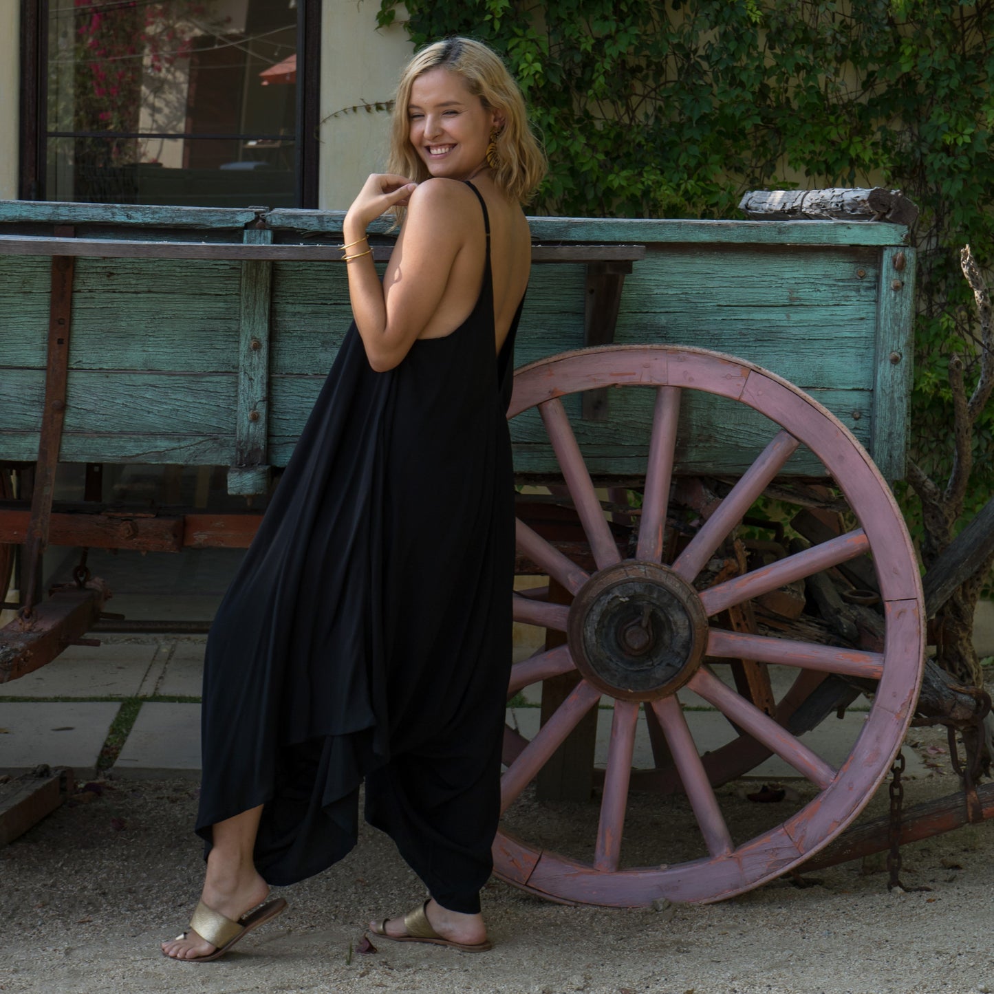 Romper Plain Black