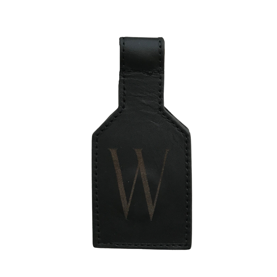 Leather & Telar Hat Holder - Black