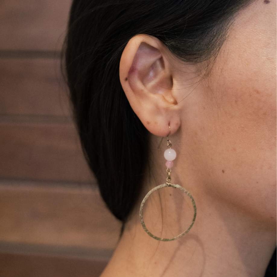 Brass Earring Small Hoop