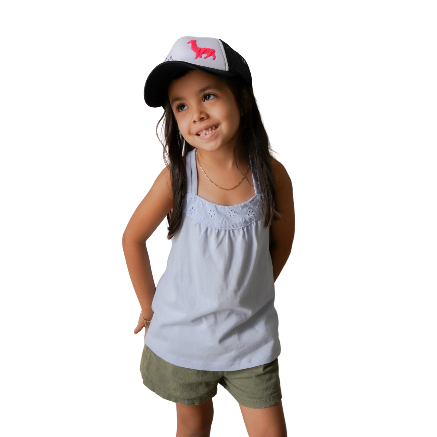 Hand Embroidered No Drama Llama (Kids)