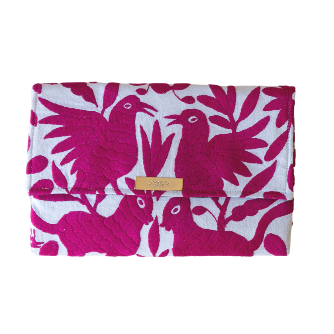 Otomi Joplin Clutch Fucsia