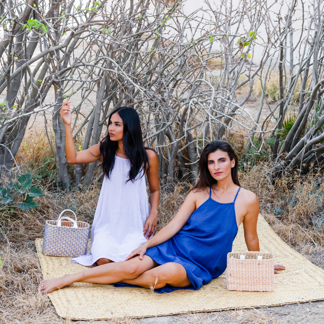 Halter Coverup Dress Azul Rey