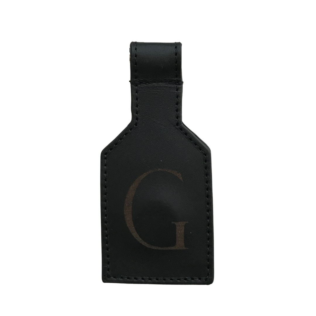 Leather & Telar Hat Holder - Black