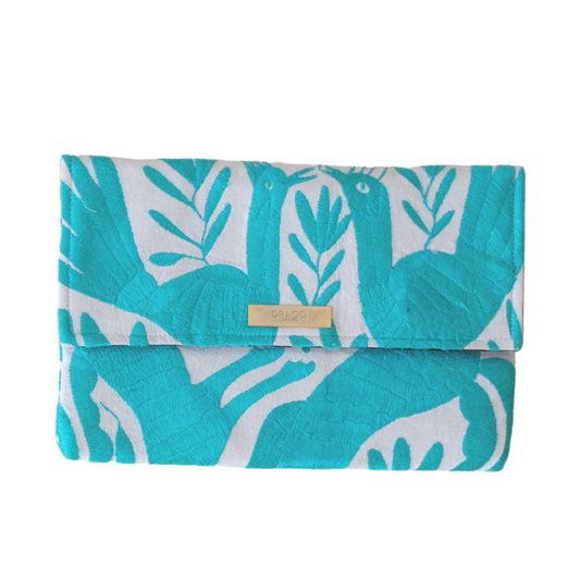 Otomi Joplin Clutch Mint