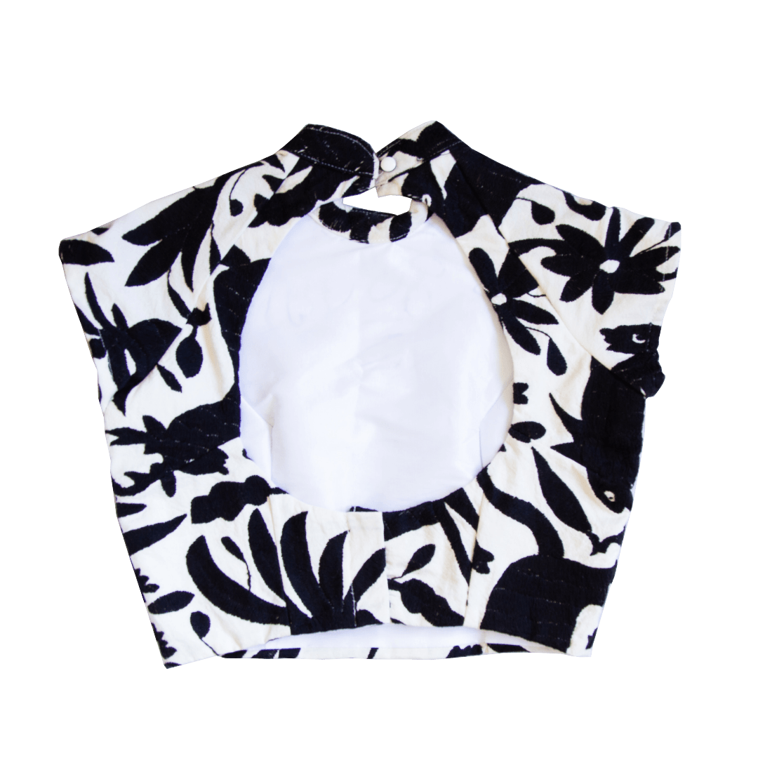 Crop Top Otomi Halter Sleeves