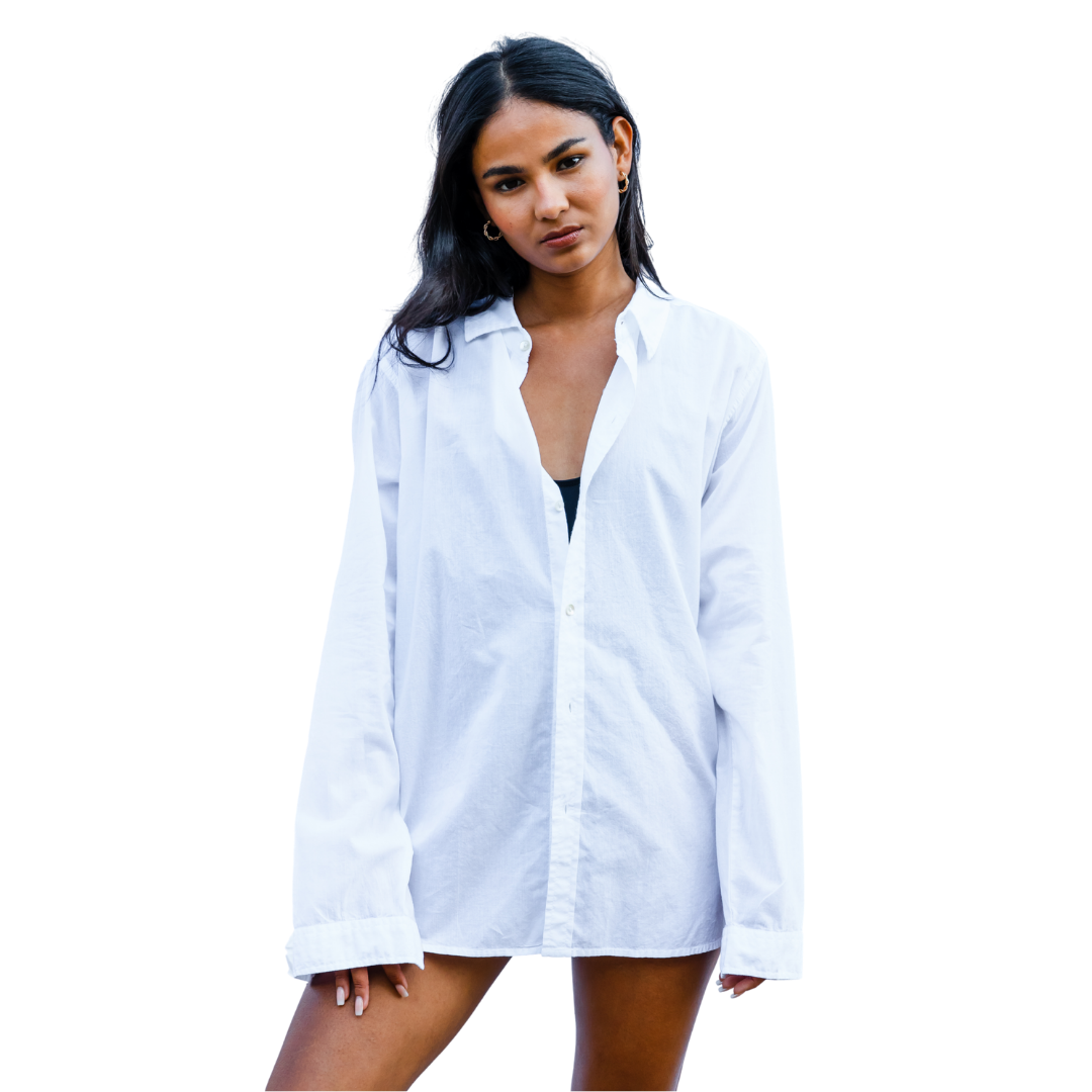 Hand Embroidered Otomi Shirt - White