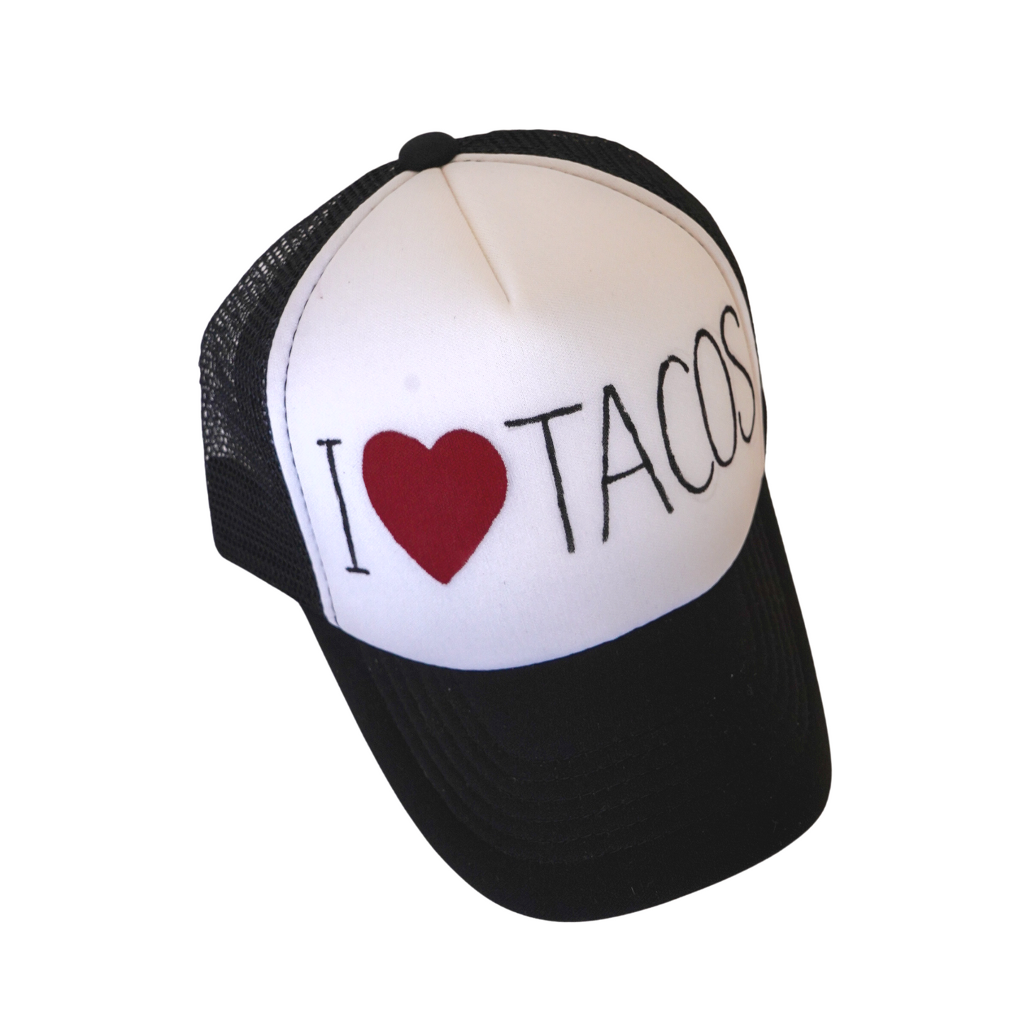 Hand Painted I Love Tacos Hat