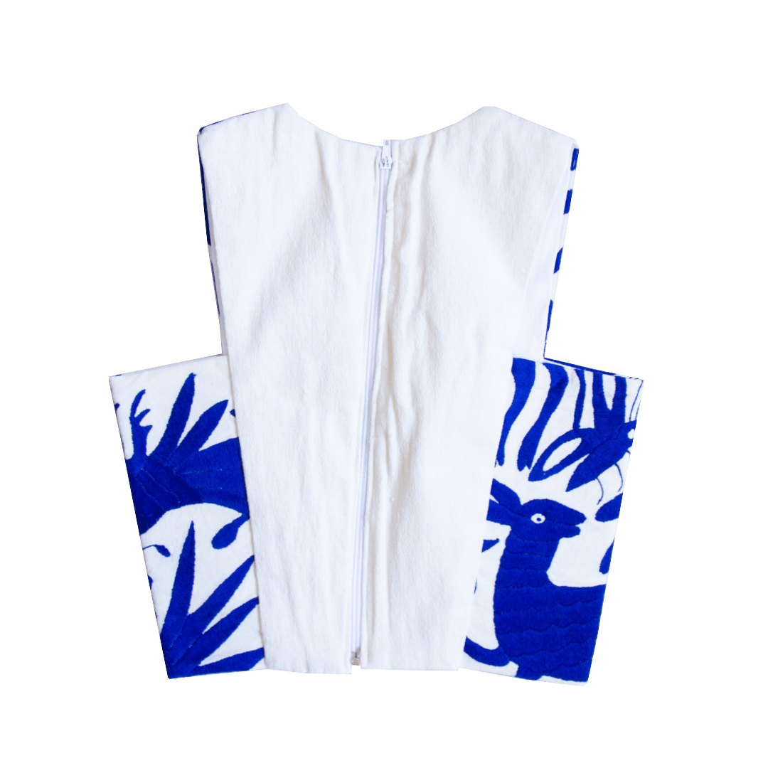 Crop Top Otomi Round Neck