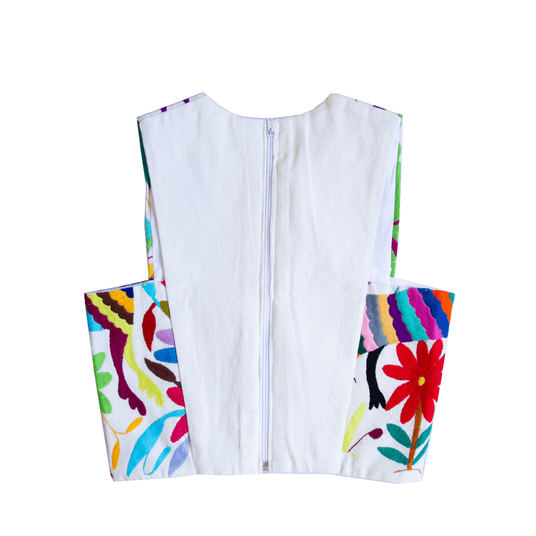 Crop Top Otomi Round Neck