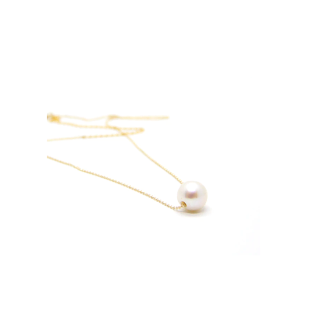 Collar Sencillo Perla Blanca