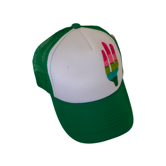 Hand Embroidered Cactus Hat (Kids)