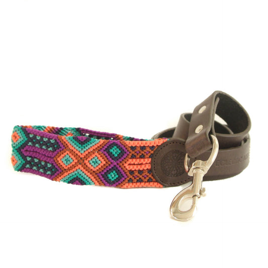 Pumpkin - Leather Dog Leash
