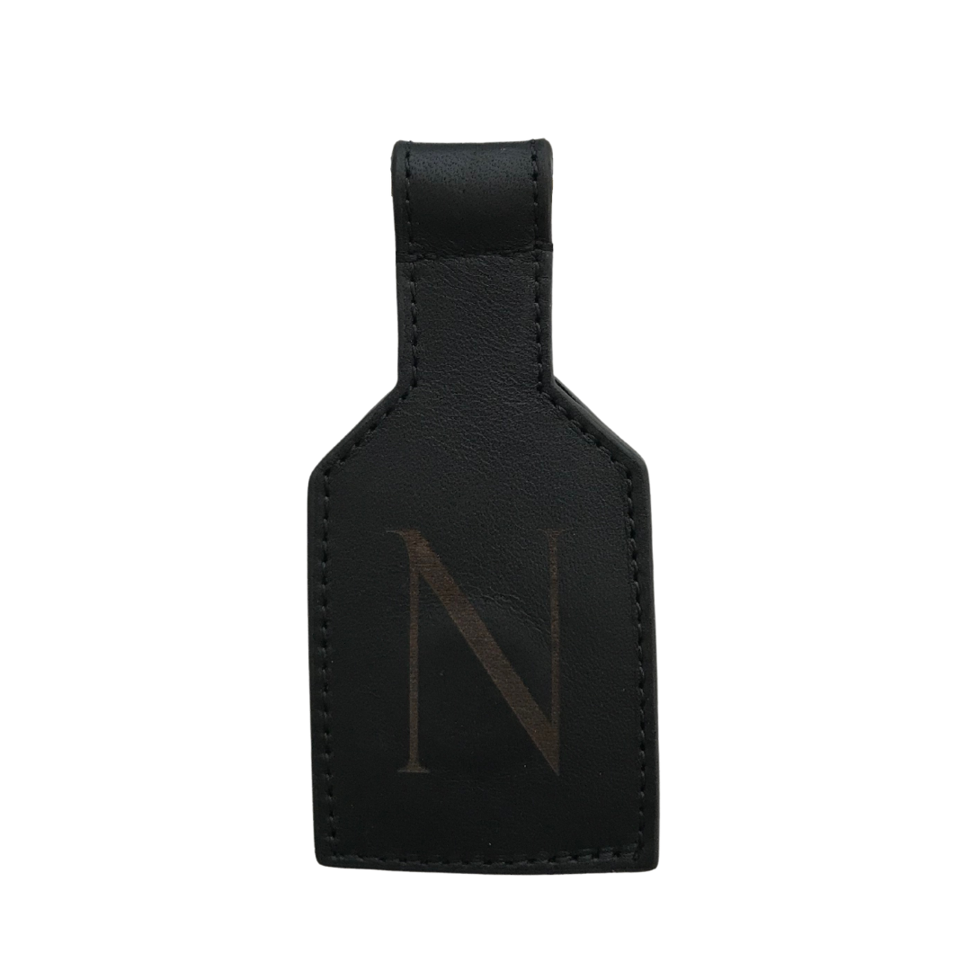 Leather & Telar Hat Holder - Black