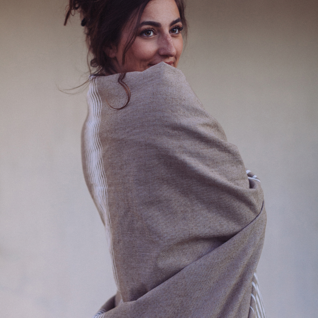 Earth Bicolor Throw