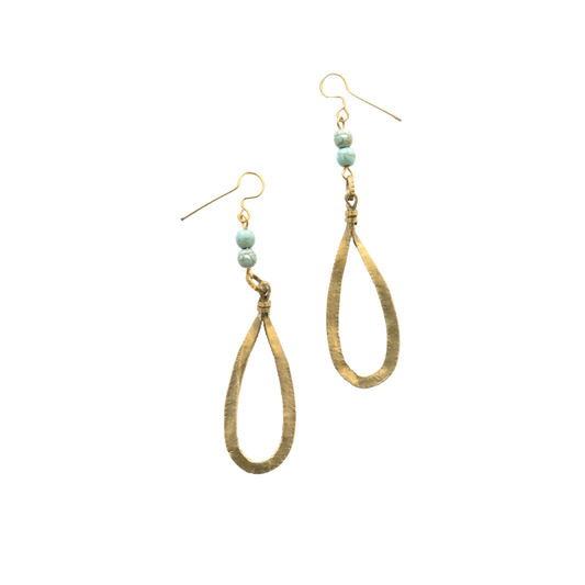 Brass Earring Drop