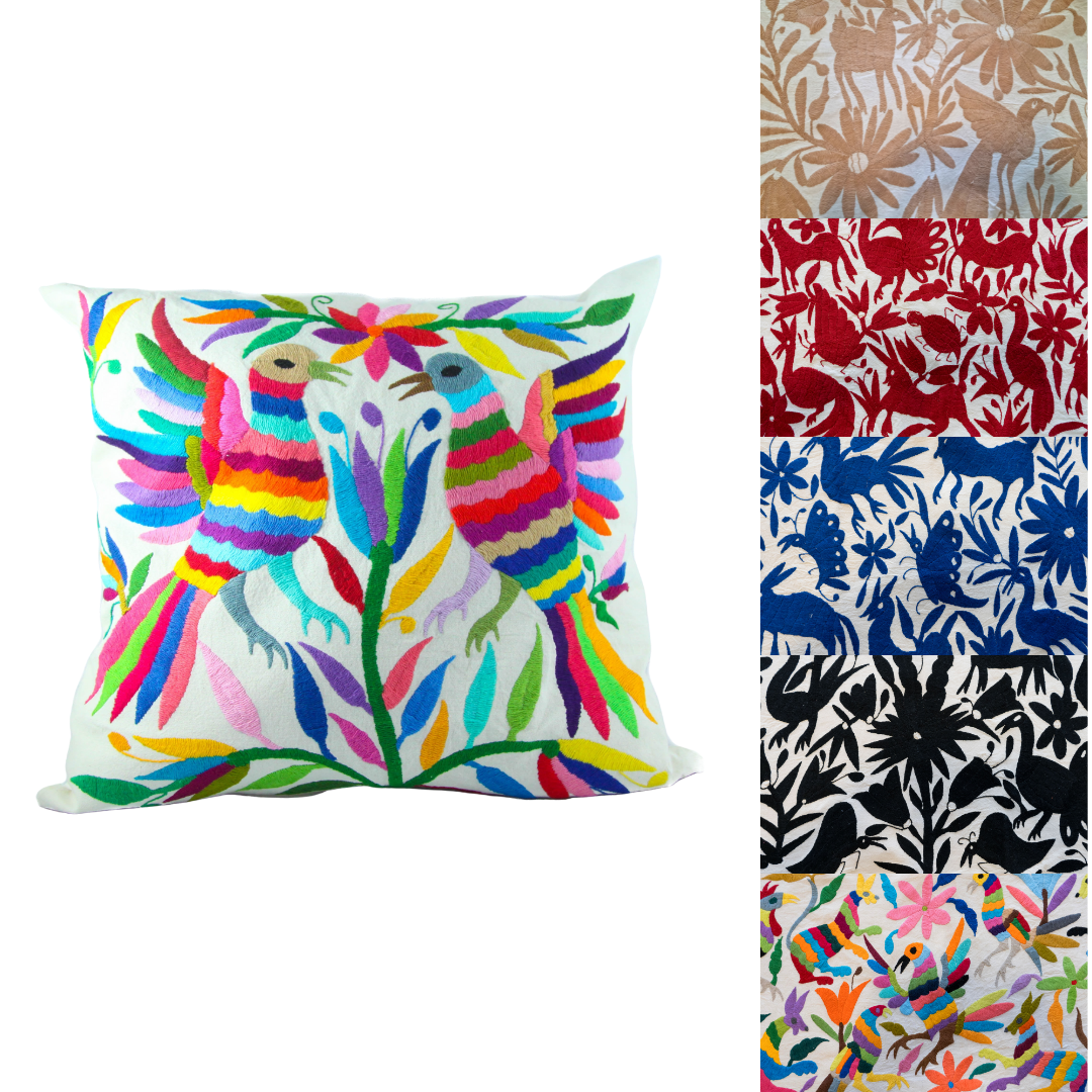 Otomi Hand Embroidered Pillow Case