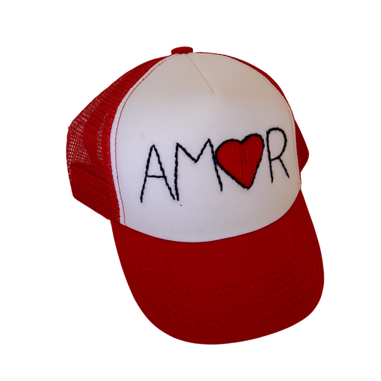 Hand Embroidered Amor Hat (Kids)