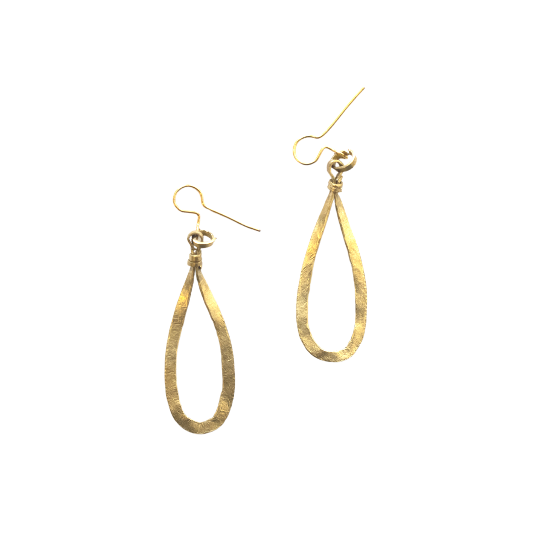 Brass Earring Drop