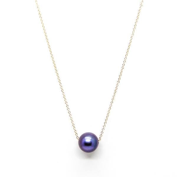 Collar Sencillo Perla Negra
